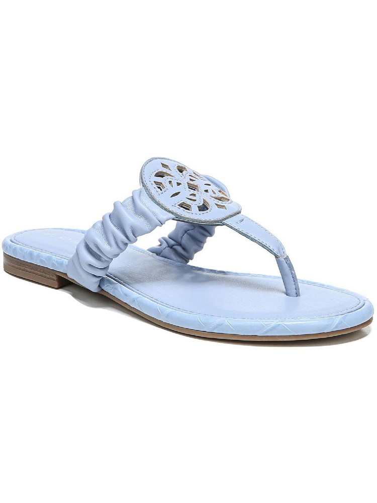 CIRCUS BY SAM EDELMAN Womens Blue Camara Toe Slip On Thong Sandals 6.5 M