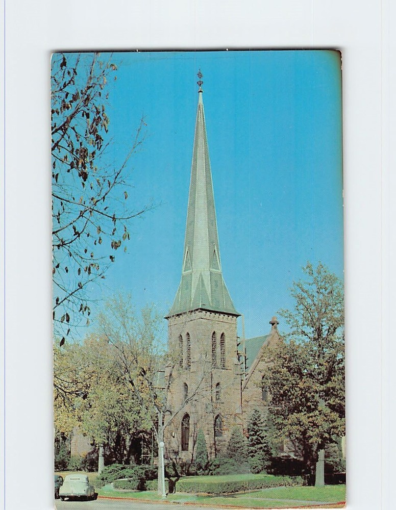Postcard Holy Trinity Episcopal Church Lincoln Nebraska USA North America