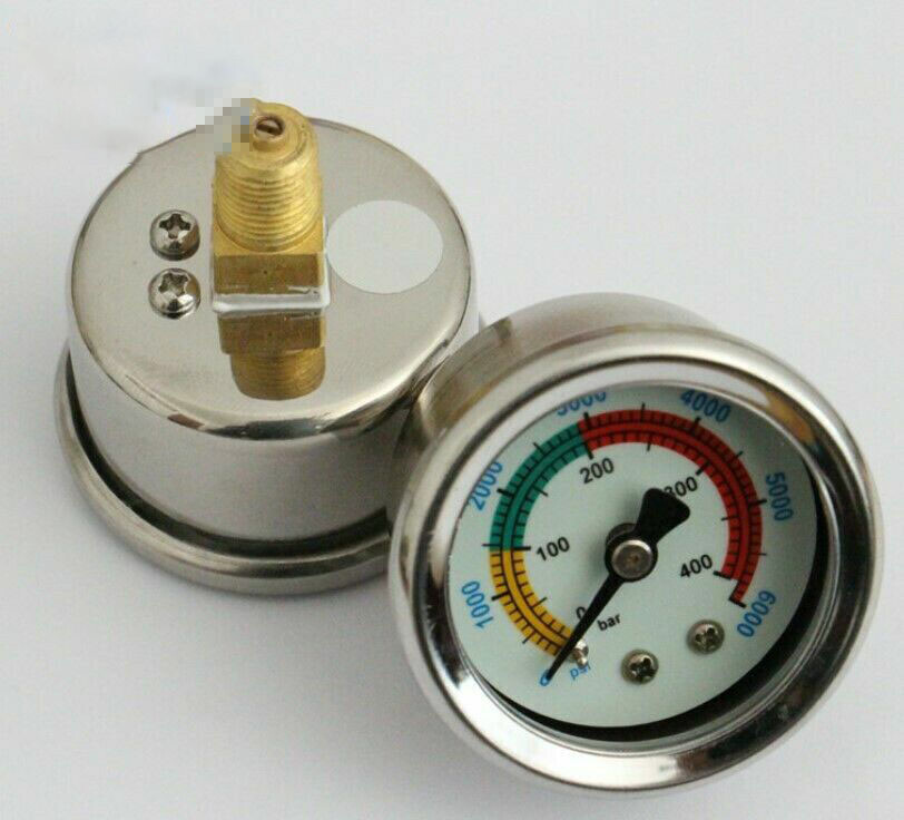YONGHENG High Pressure Air Pump Compressor oil-free Pressure Gauge  40MPA