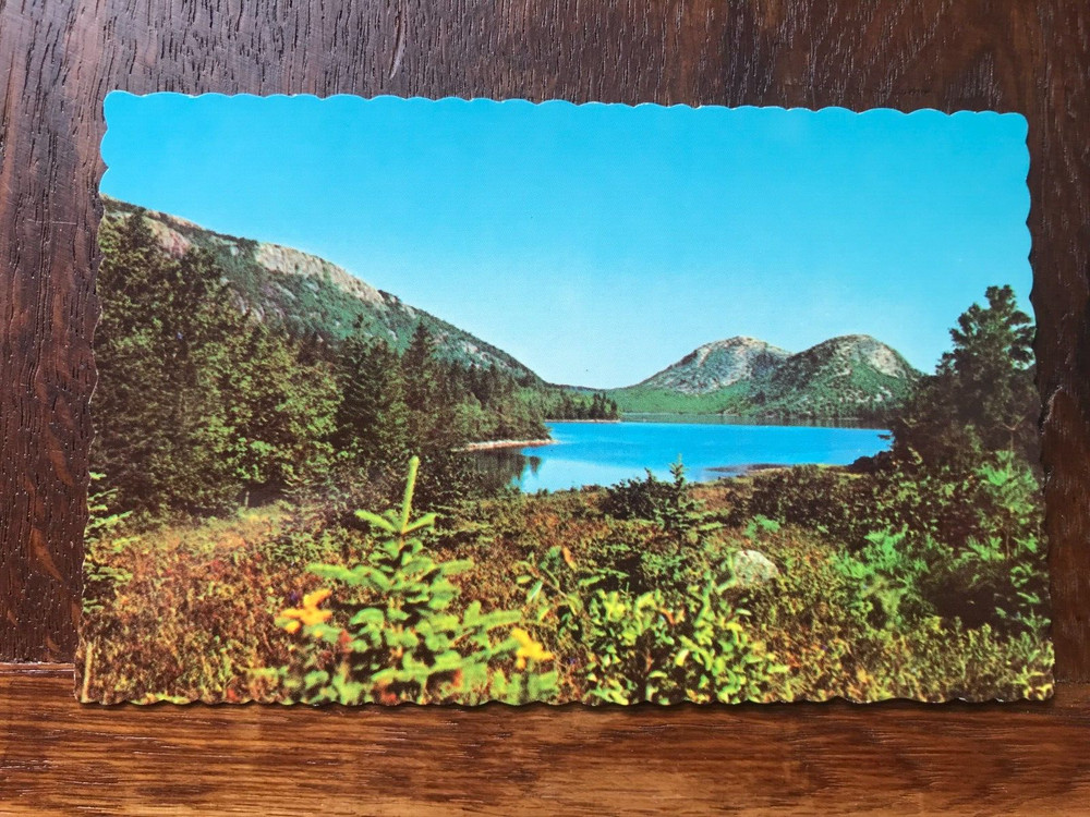 The Bubbles Jordan Pond Mt Desert Island Maine ME Postcard