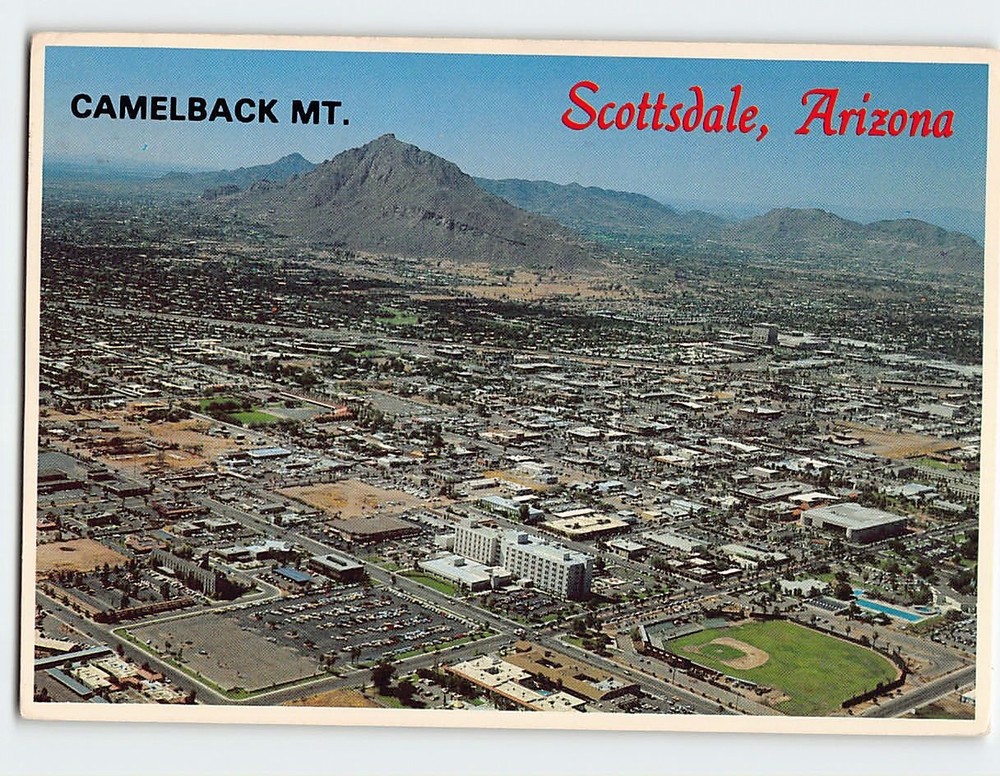Postcard Camelback Mt., Scottsdale, Arizona