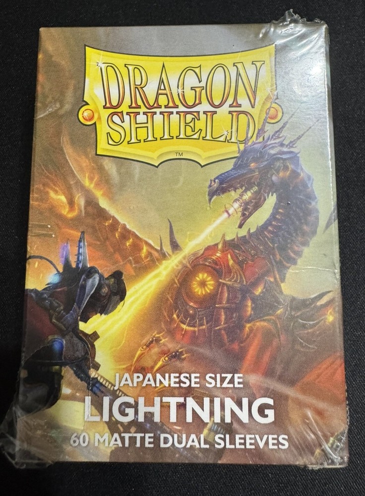 Dragon Shield Matte Dual Lightning Japanese Size Card Sleeves 60 Count  