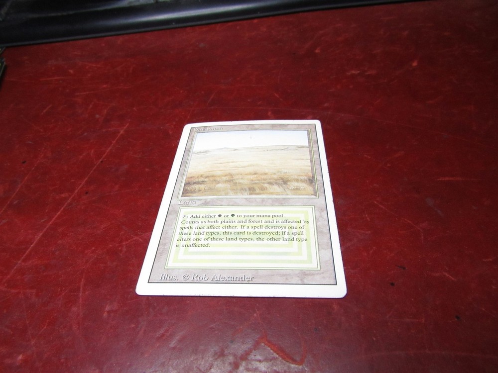 Magic the Gathering: MTG: Revised: Savannah Dual Land b