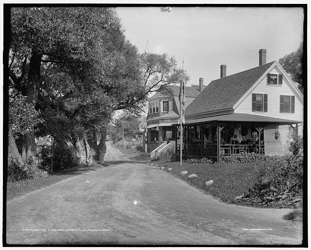 Photo:Oriental store and woman's club, Magnolia, Mass.