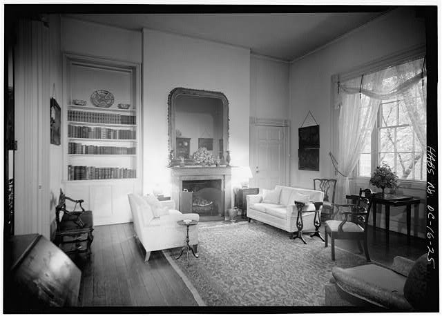 Washington DC Decatur House First Floor Northeast Room 1930s Interior