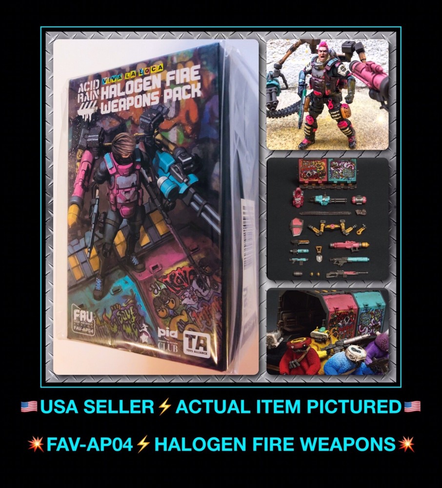 Halogen Fire Weapons Set for GI Joe 3.75