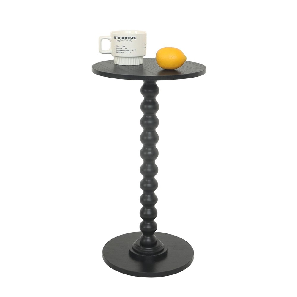 Round Side Table, Small Drink Table for Small Spaces, Modern Accent End Table...