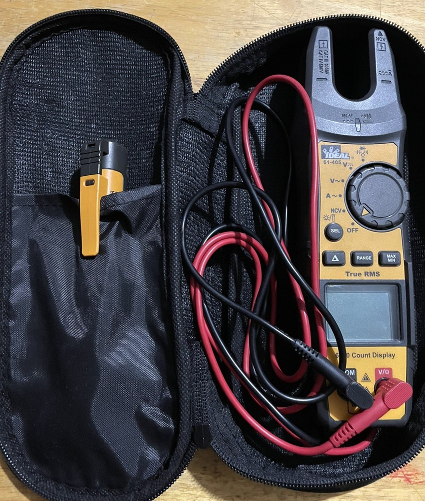 IDEAL Electrical 61-415 200A AC Fork Meter with Voltage detector
