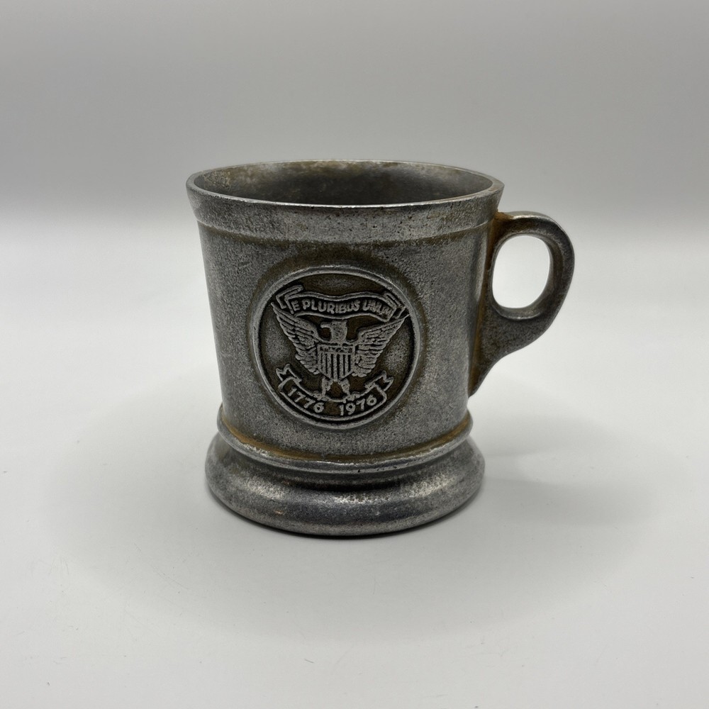 VTG Wilton Armetale Pewter Bicentennial E Pluribus Unum 1776-1976 Mini Mug/Cup