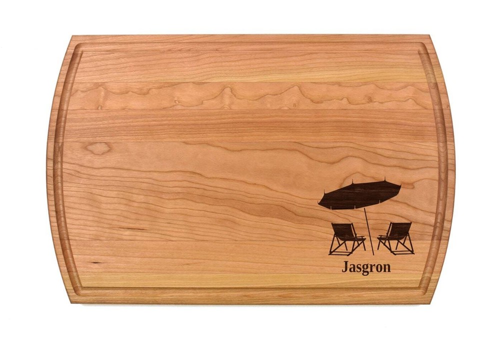 Beach Chairs Cutting Board | Beach House Charcuterie Board | Custom Serving