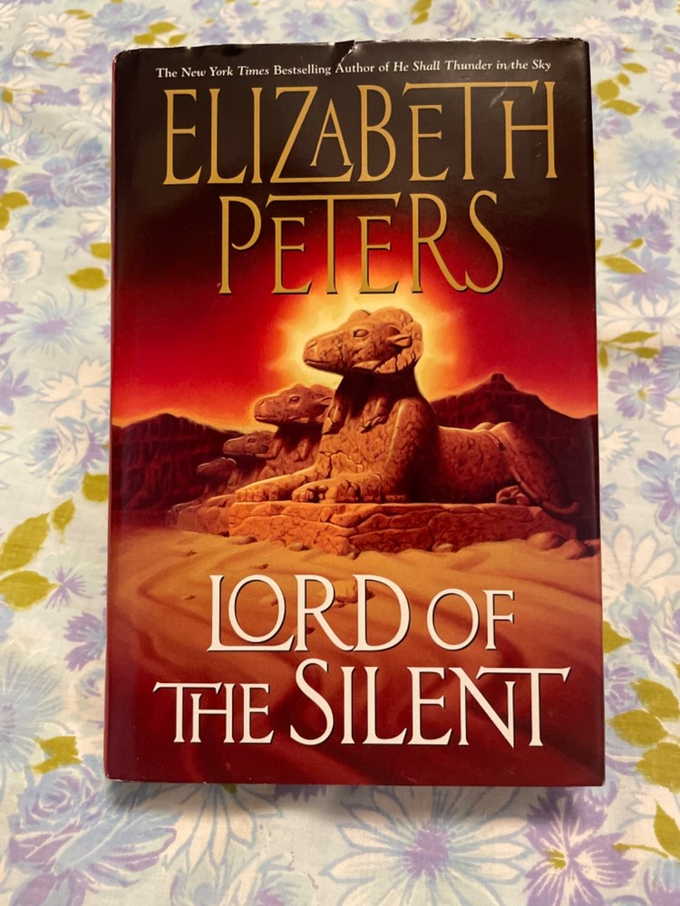 BOOK Lord of the Silent Elizabeth Peters Hardcover book HC 2001 William Morrow
