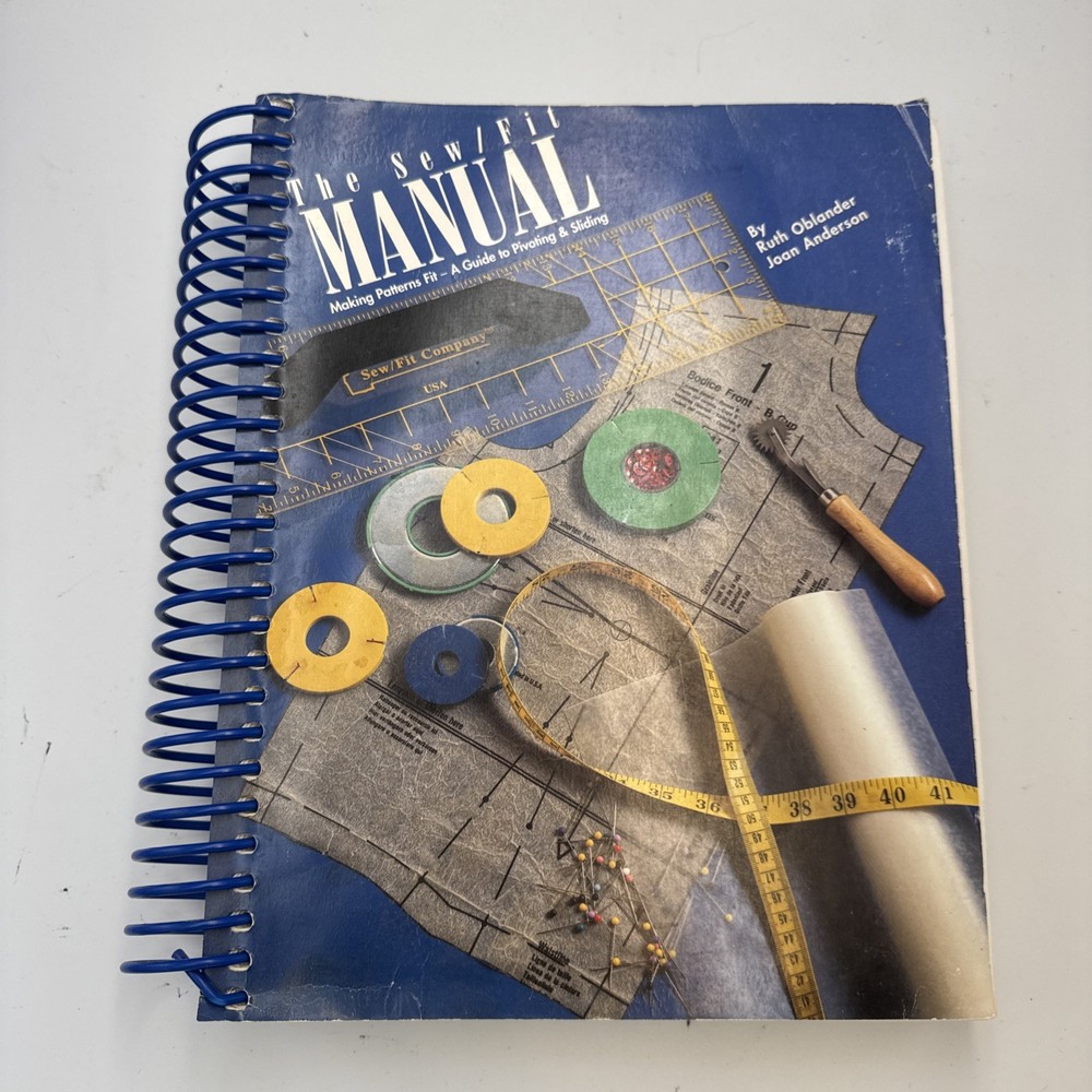 Vintage Sew Fit Manual A Guide to Making patterns fit by Pivoting Sliding 1993