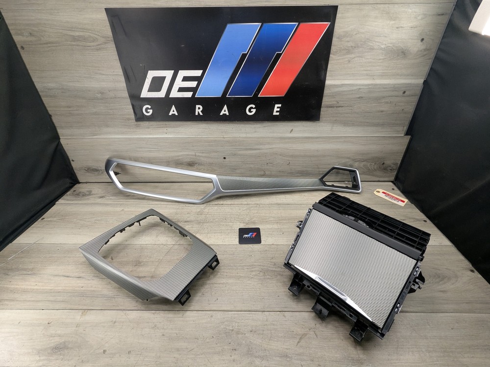 OEM BMW G20 G22 G23 G80 G82 G83 Dash Center Console Trim Aluminum Tetragon SET