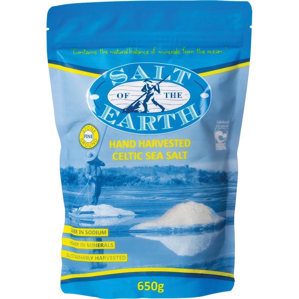 Salt of the Earth Celtic Sea Salt Fine - 650g