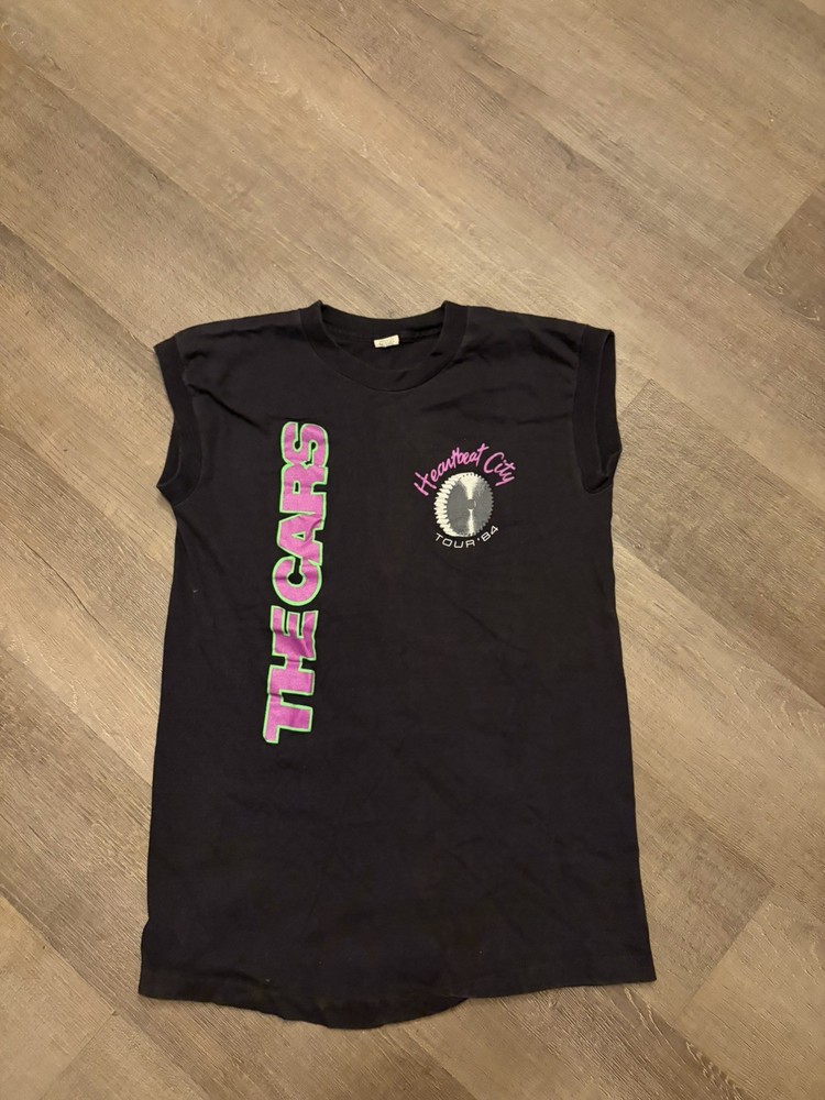 The Cars Vintage 1984 Heartbeat City Tour Concert T-Shirt Medium