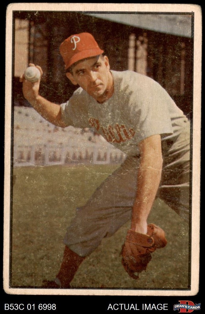 1953 Bowman #60 Granny Hamner Phillies 1 - POOR