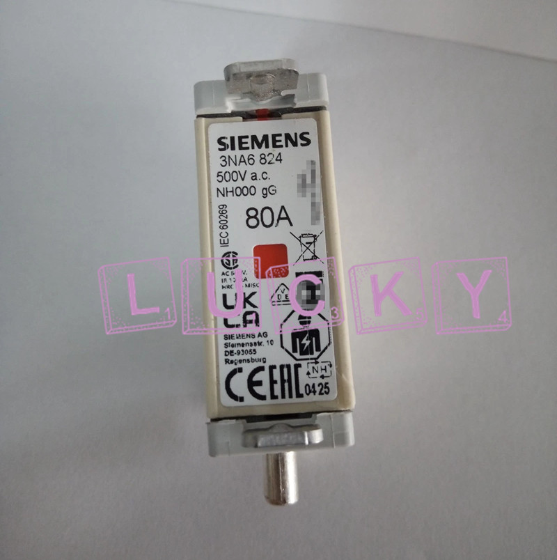 Qty:1 New For SIEMENS 3NA6824 80A 500V Fuse replacement