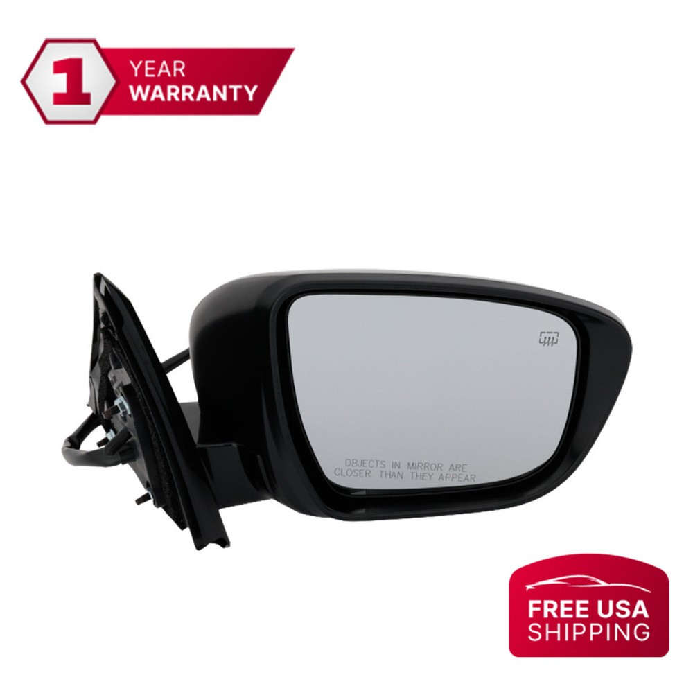 Mirror Paintable Power Heated Passenger Side For 2018-2020 Nissan Pathfinder