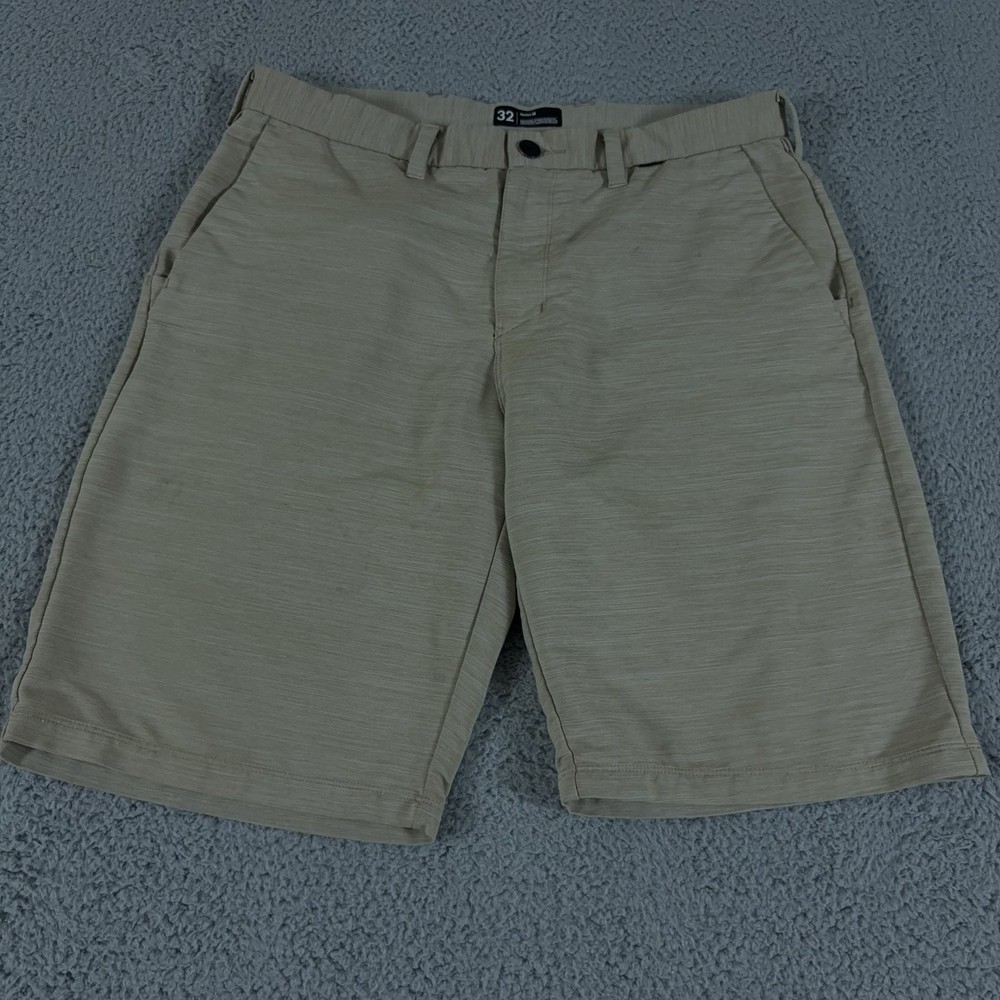 Hurley Shorts Mens 32 Beige Hybrid Dri-Fit Cutback Walk 10