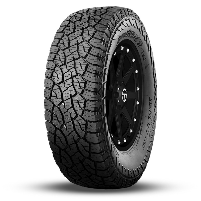 1 Kumho Road Venture AT52 255/70R17 112T All Terrain /Snow Traction /55K Mileage