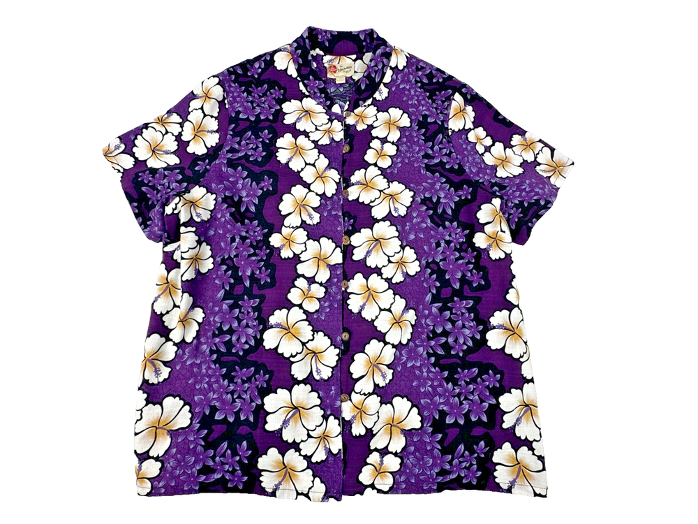 Hilo Hattie The Hawaiian Original Floral Button Up Shirt. Women's Size 2XL