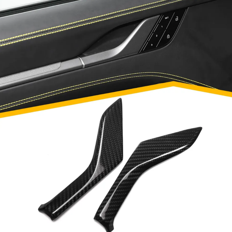 For Porsche 992 911 S/T Turbo S Carrera Targa 4S GTS GT3 RS Dakar Door Handle Carbo