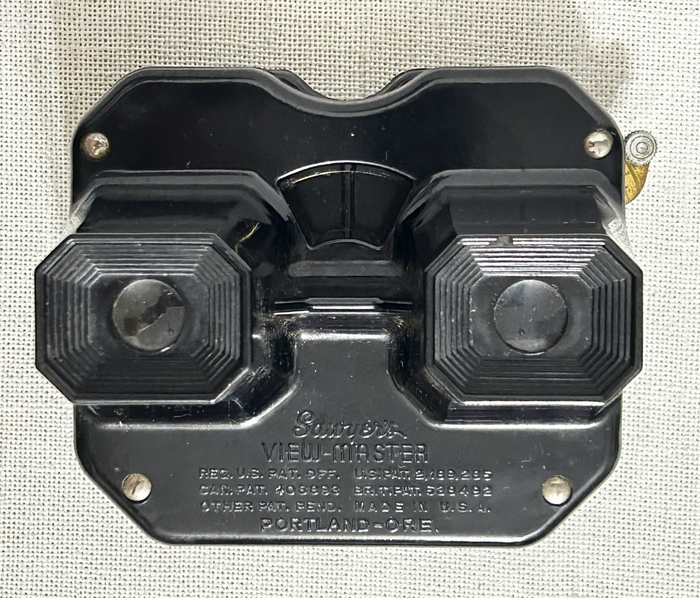 Vintage View-Master Black, Made in USA by Sawyers Portland Oregon
