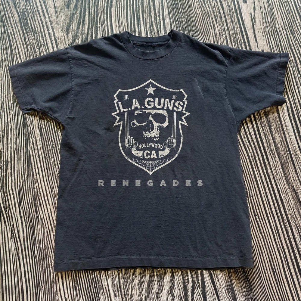 NEW! LA Guns Renegades Unisex Black T-shirt Size S-5XL