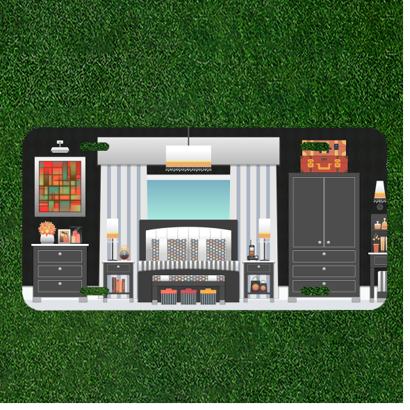 Custom Car License Plate Featuring Bedroom Interior Design Personalization