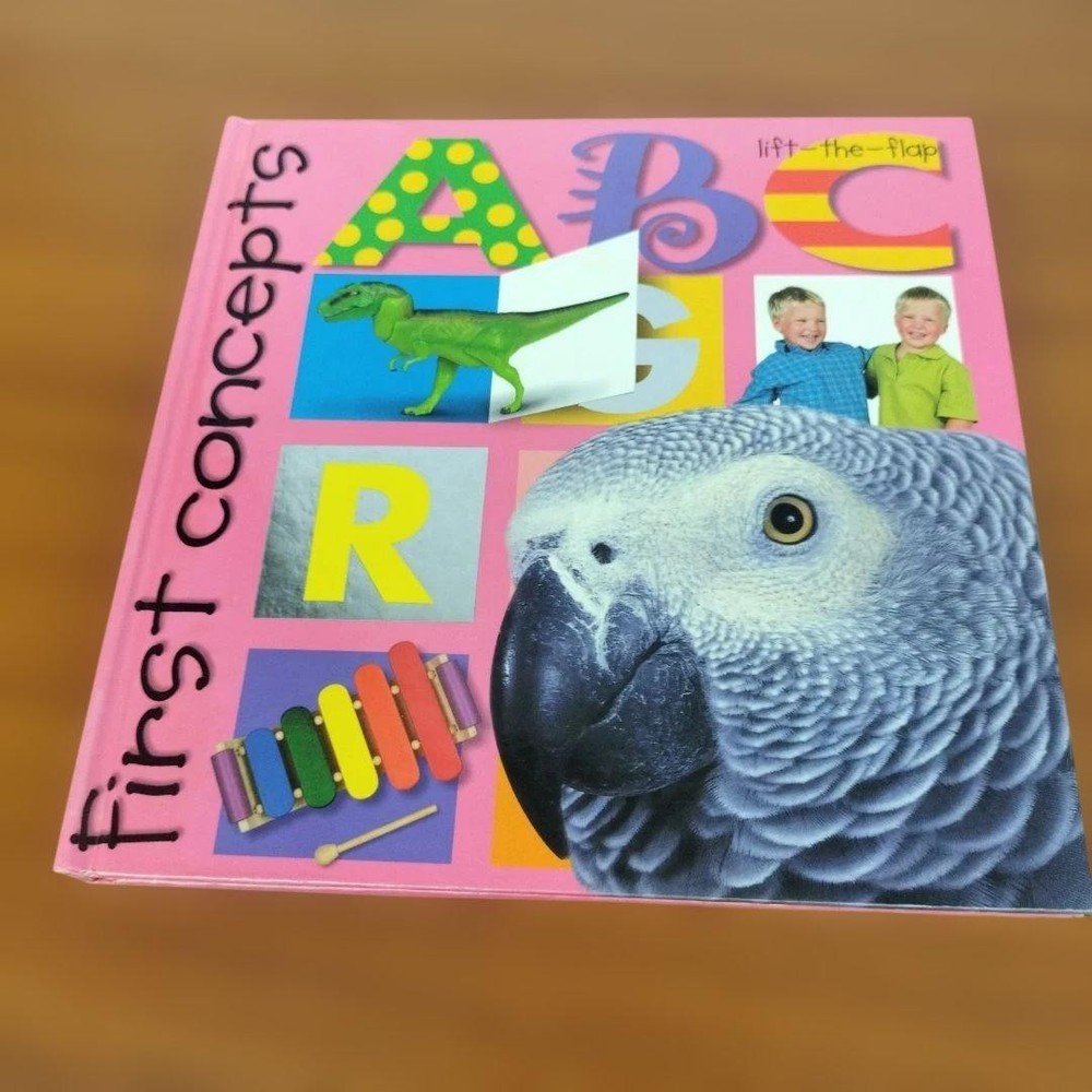 First Concepts ABC Priddy Books Interactive LifttheFlap Toddler Picture Book