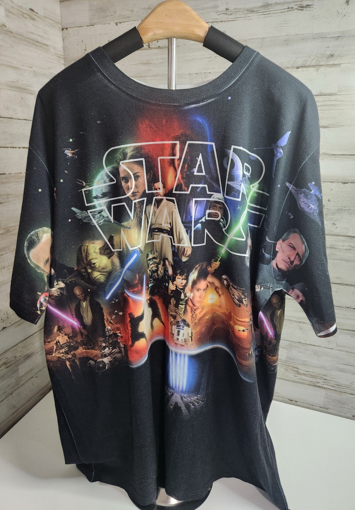 VTG Official Mad Engine Star Wars Original Saga T-Shirt VINTAGE Size 2XL