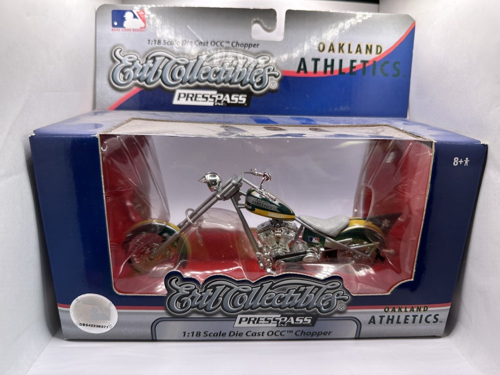 Oakland Athletics Ertl Collectibles Press Pass 2007 MLB OCC Chopper 1:18 Toy