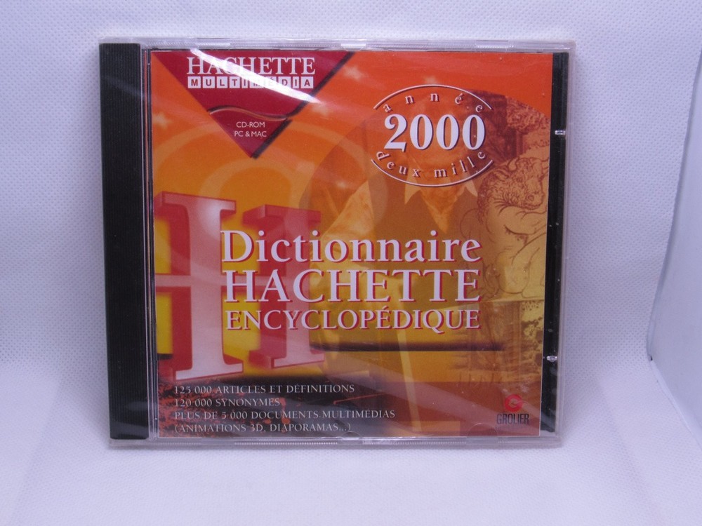 Hachette Multimedia – Dictionnaire Encyclopédique CD-ROM 2000 PC Mac French