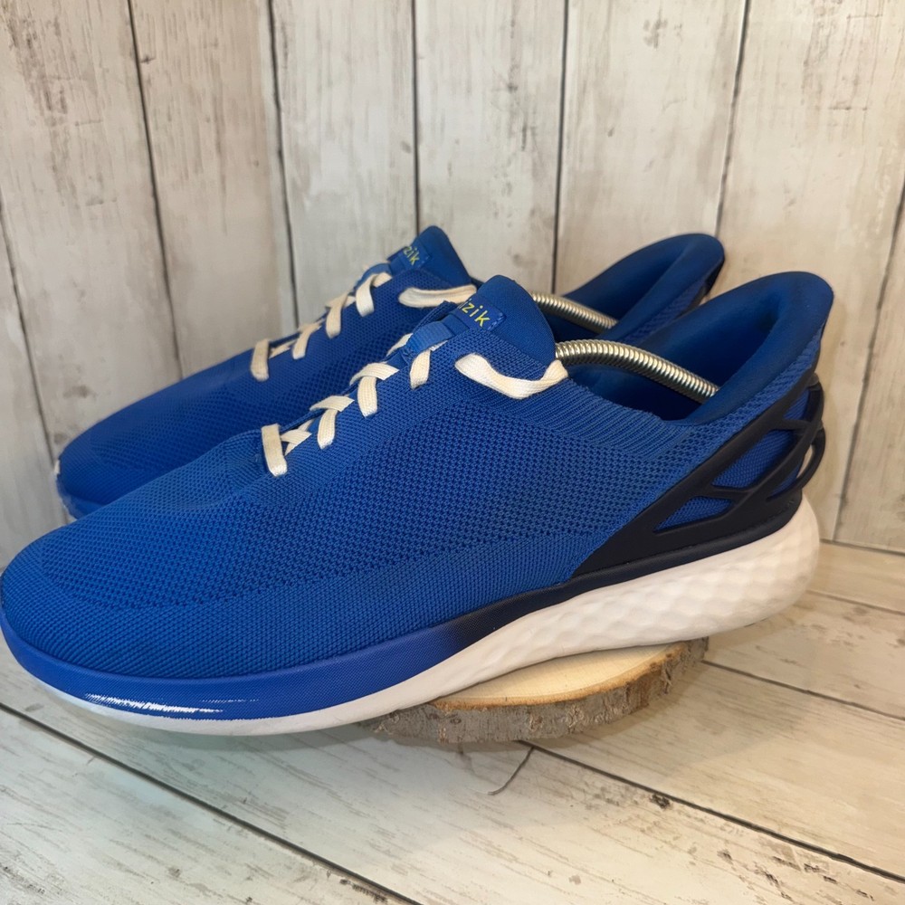 Kizik Athens Mens Size 12 Wide Cobalt Blue Hands-Free Running Sneakers for Athletic Comfort