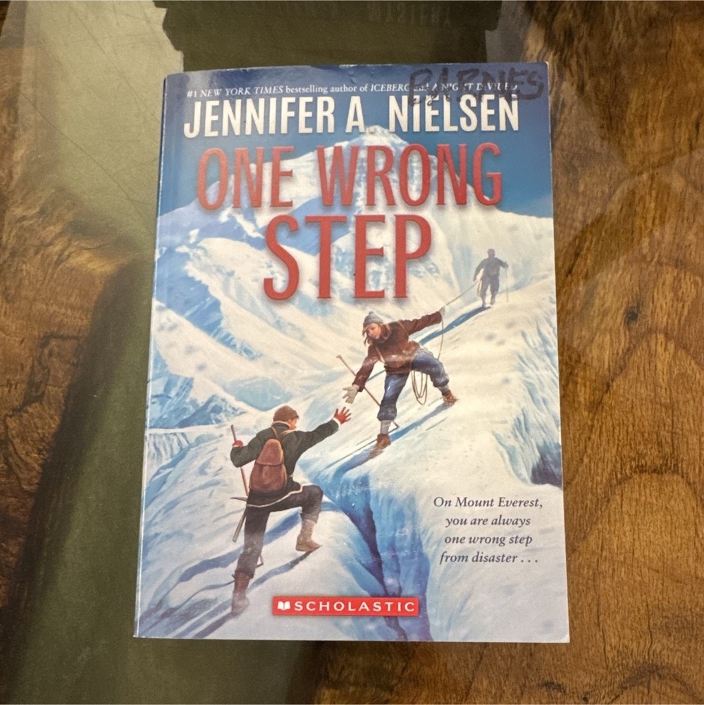 Jennifer A. Nielsen One Wrong Step Scholastic Paperback Adventure Ages 9-12 2025