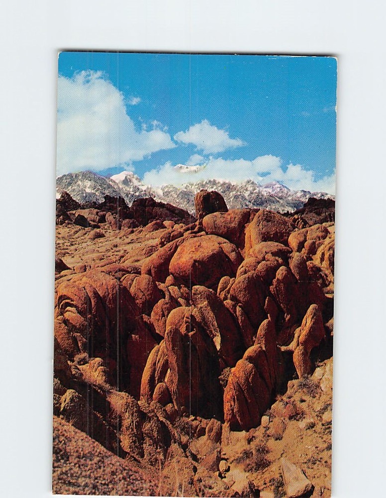 Postcard Alabama Hills West Lane Pine California USA