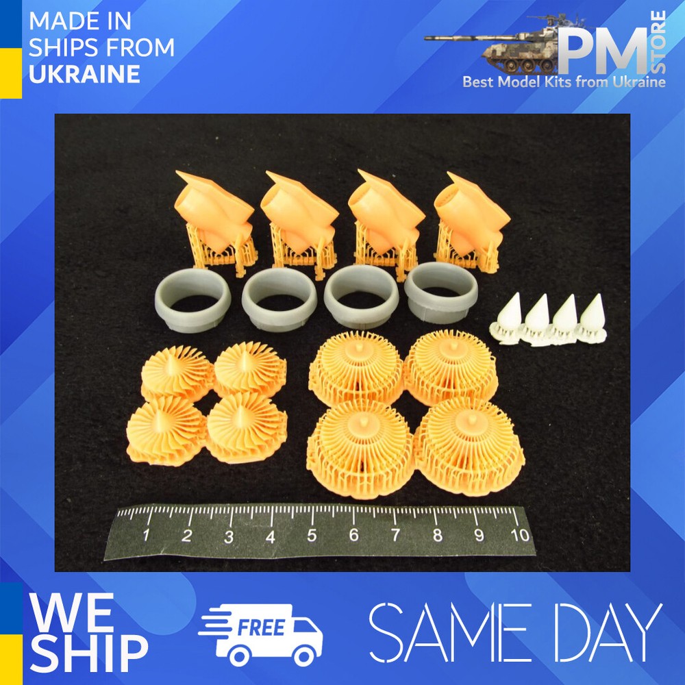 Metallic Details MDR14452 1/144 Airbus A380. Trent 900 engine (Revell)