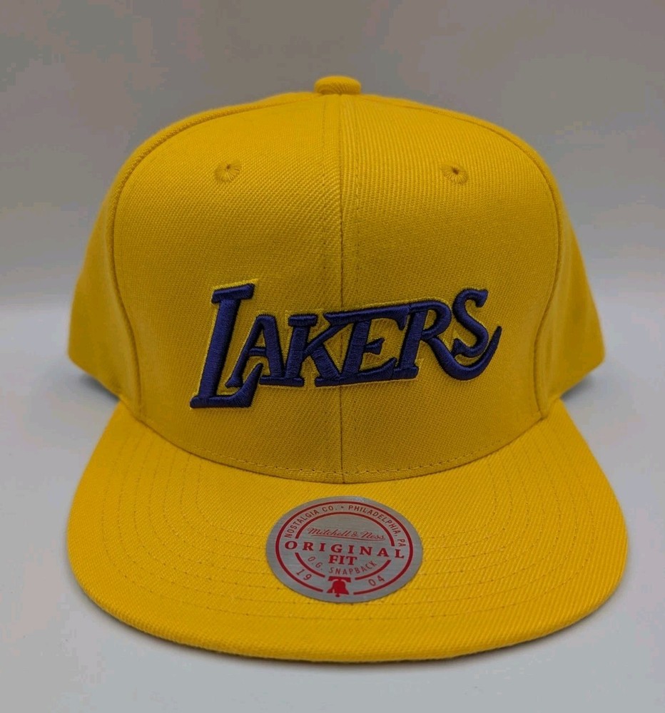 Mitchell & Ness Los Angeles Lakers HWC Two Tonal Snapback Hat NWT
