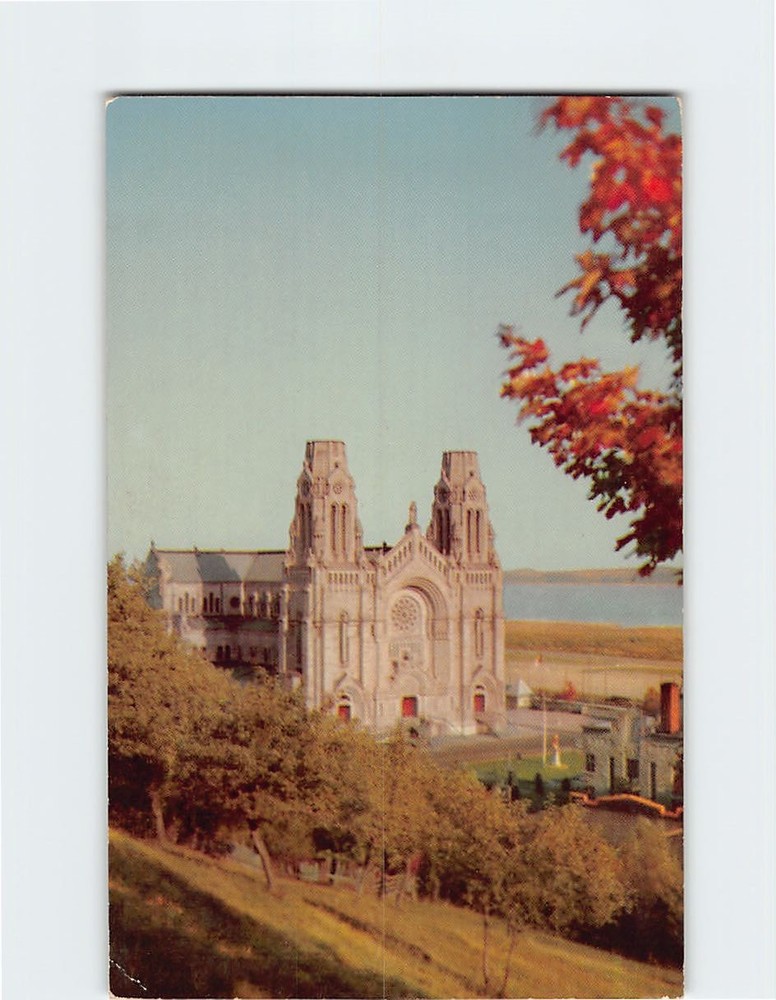 Postcard The Basilica Ste. Anne de Beaupre Quebec Canada
