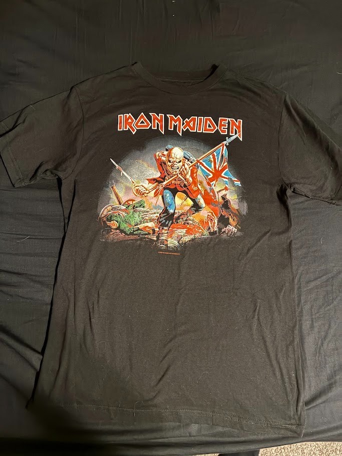 Iron Maiden The Trooper Graphic Band Medium T-Shirt