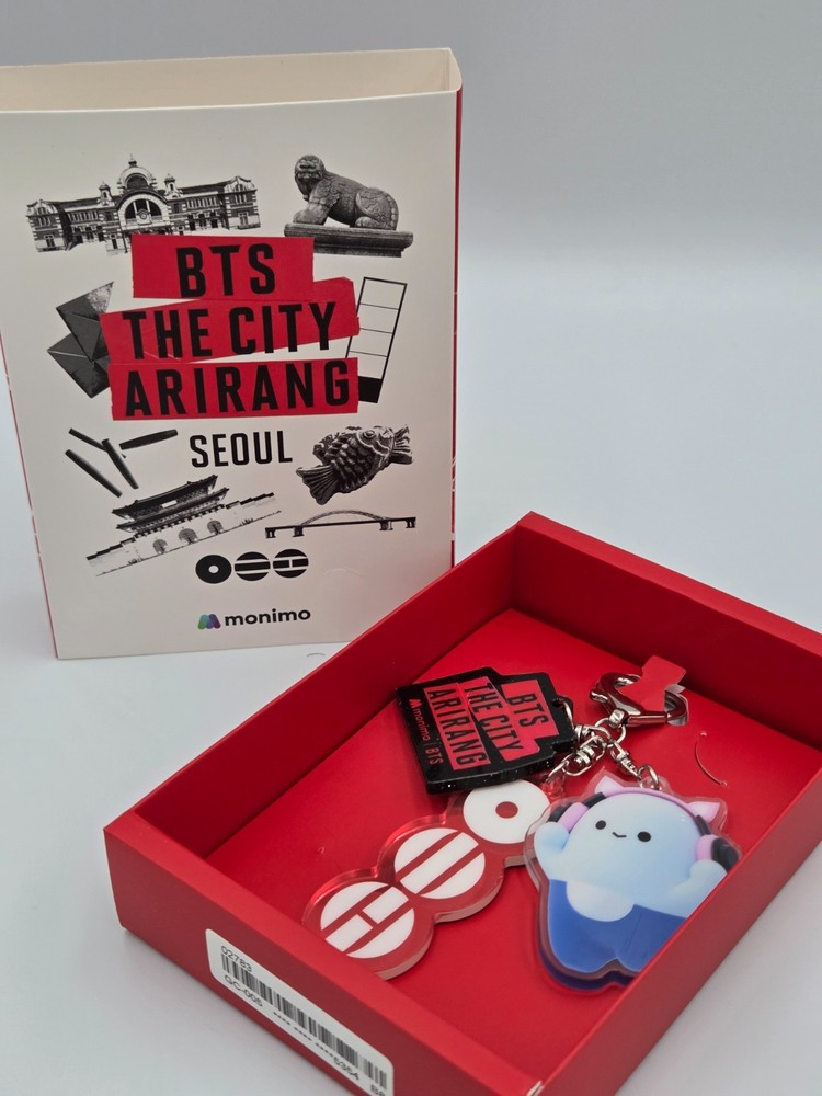 [RARE] BTS THE CITY ARIRANG SEOUL Official Keychain - Samsung Card Limited Editi