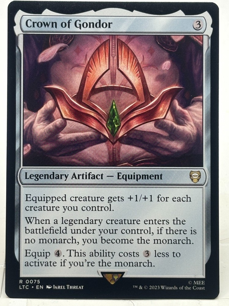 Crown Of Gondor NM/M* The Lord Of The Rings Commander ENG 0075 mtg -UnltdCards