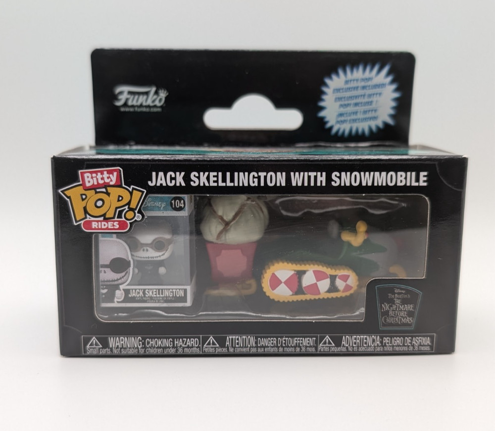 Funko Bitty Pop Rides Jack Skellington w Snowmobile Nightmare Before Christmas