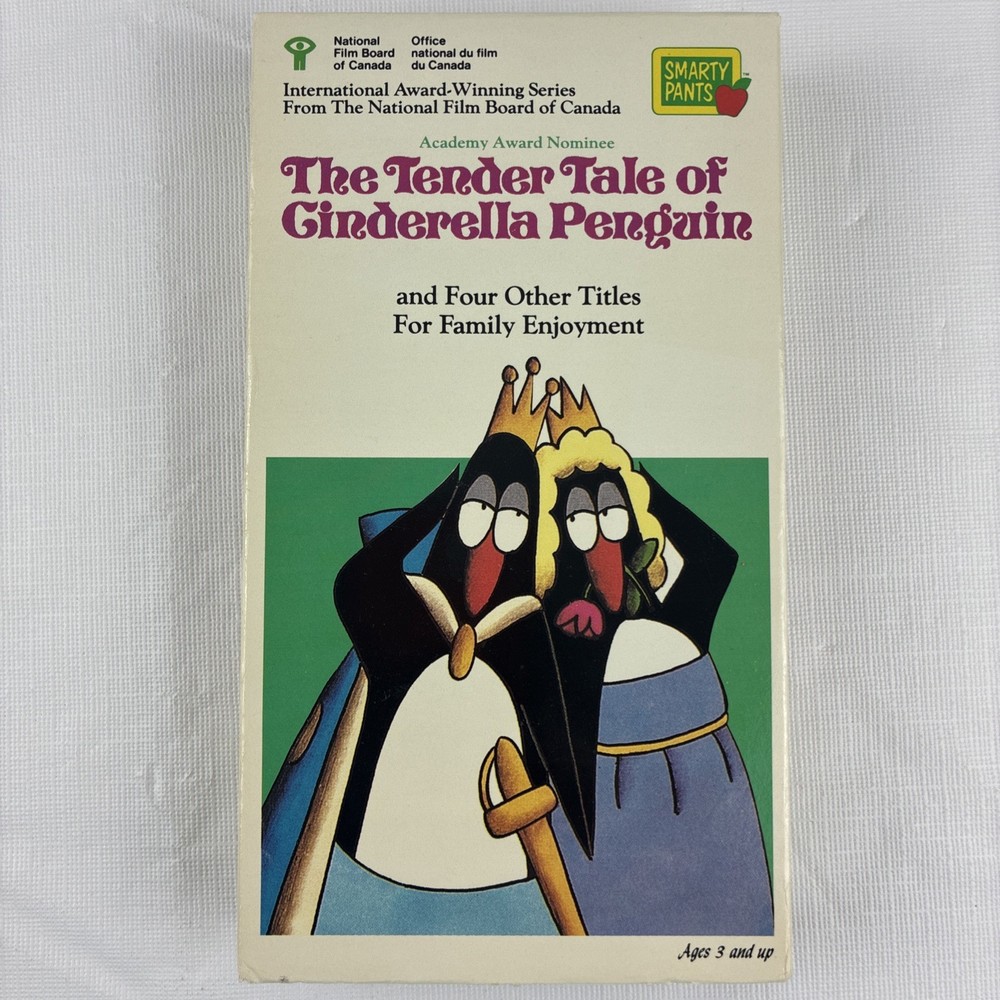 The Tender Tale of Cinderella Penguin VHS 1990 National Film Board of Canada