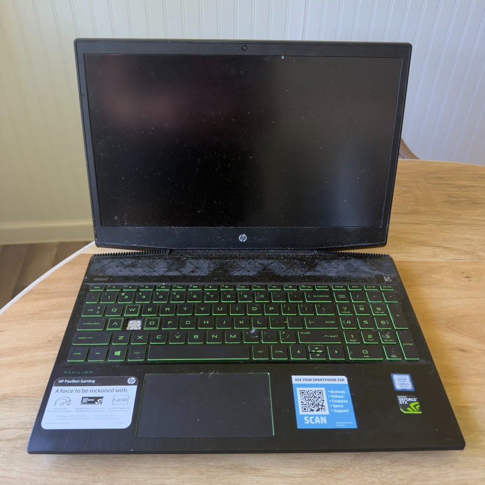 HP PAVILION GAMING 15-CX0056WM Core i5-8300H Laptop - For Parts - No HDD