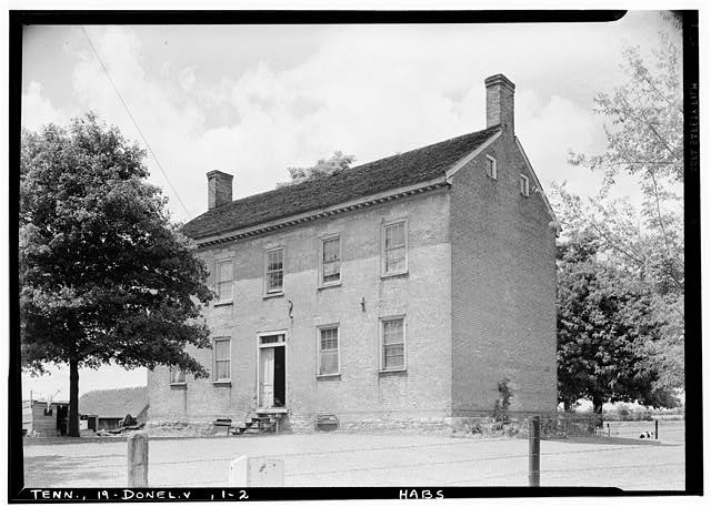 Dandridge Tennessee 1910s Brick House Historic American Buildings Survey