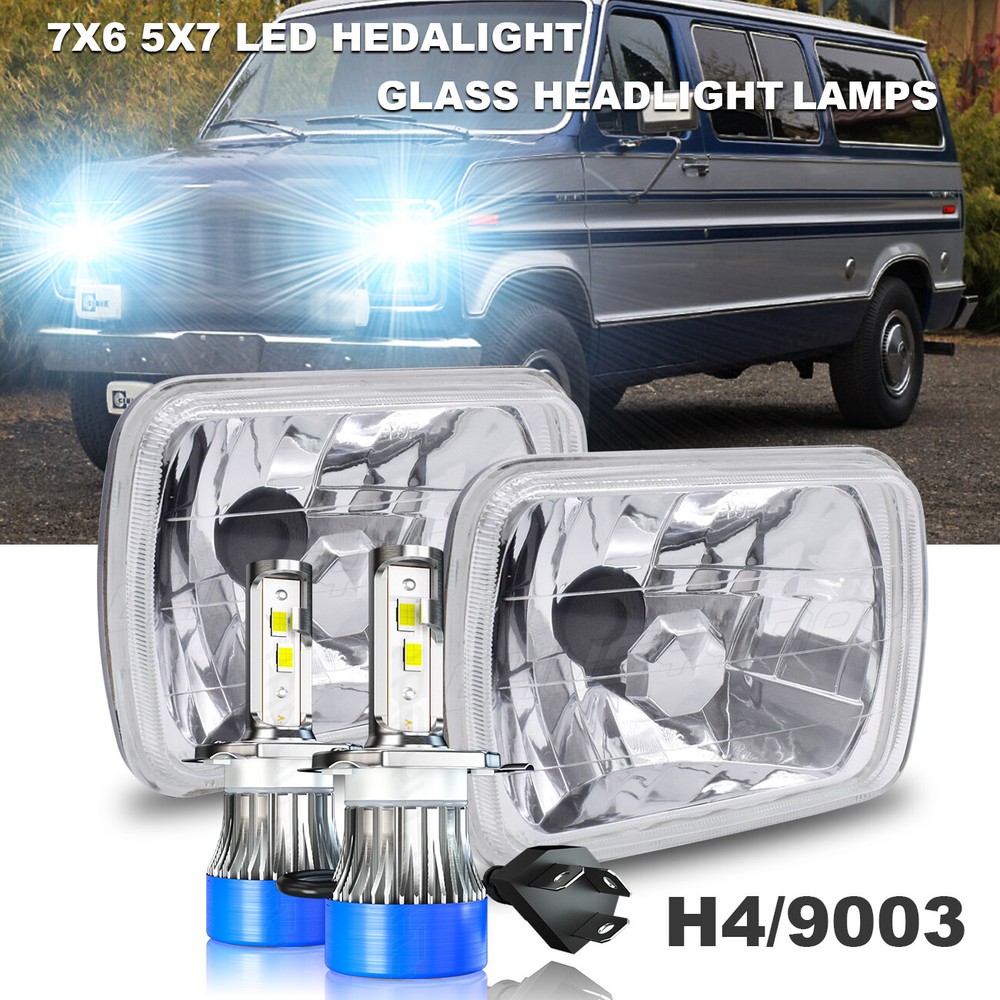 Pair For Ford E-150 Econoline E-250 E-350 7x6