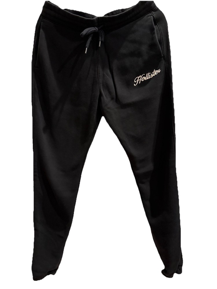 Hollister Men's Jogger Sweatpants Black Size Medium