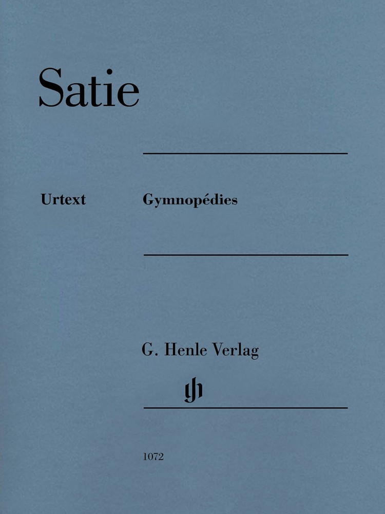 Erik Satie Gymnopedies for Piano Solo Henle Urtext Classical Sheet Music Book