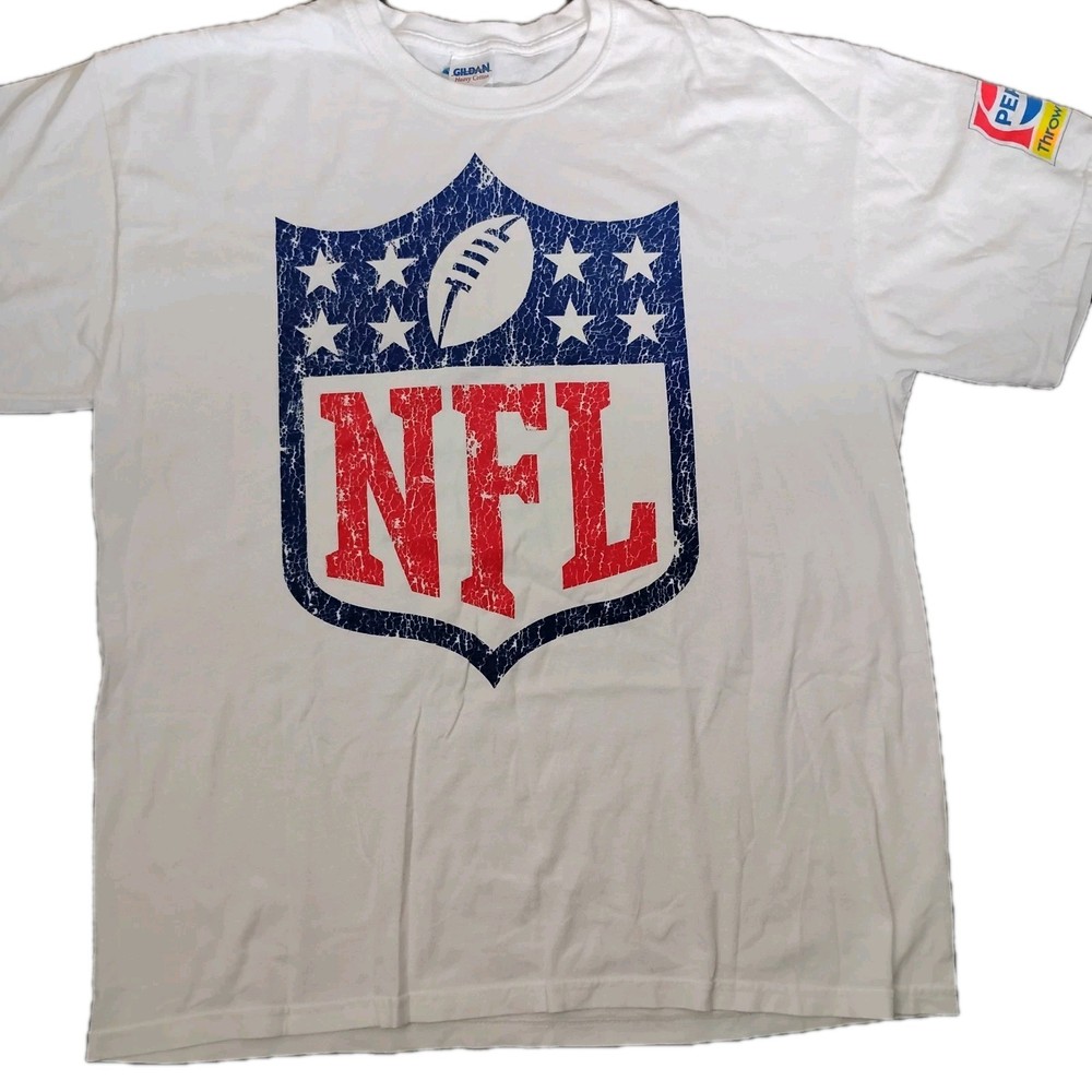 Vintage Pepsi NFL Promo Tee On Gildan Tag Size Xl